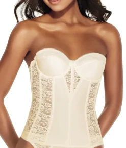 Colette Lace Strapless Bustier