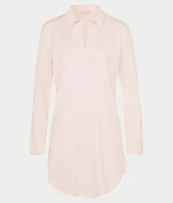 Cotton Deluxe Button-Front Sleep Shirt