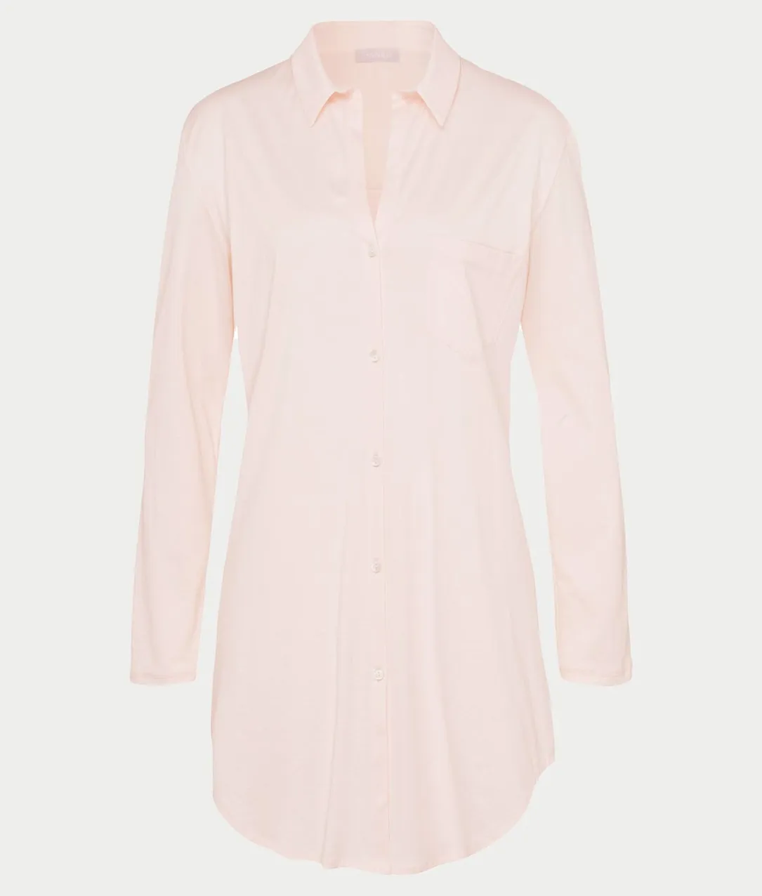 Cotton Deluxe Button-Front Sleep Shirt