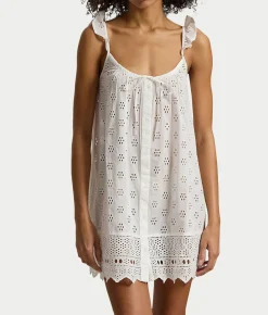 Cotton Eyelet Cami Sleep Dress
