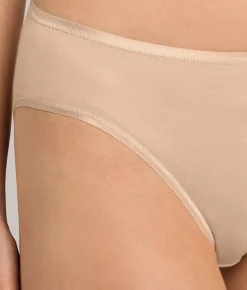 Cotton Seamless Hi-Cut Brief