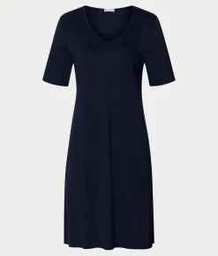 Cotton Silk V-Neck Cotton Nightgown