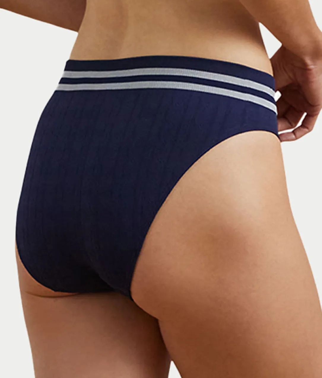 Cricket Cable Texture Hi-Cut Brief