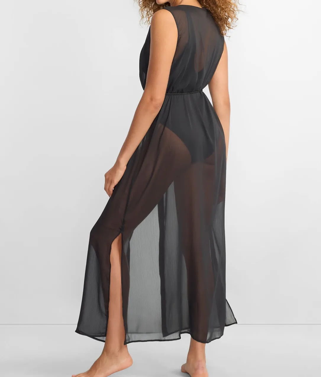 Crinkle Chiffon Long Wrap