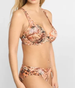 Desert Cat High Apex Bikini Top