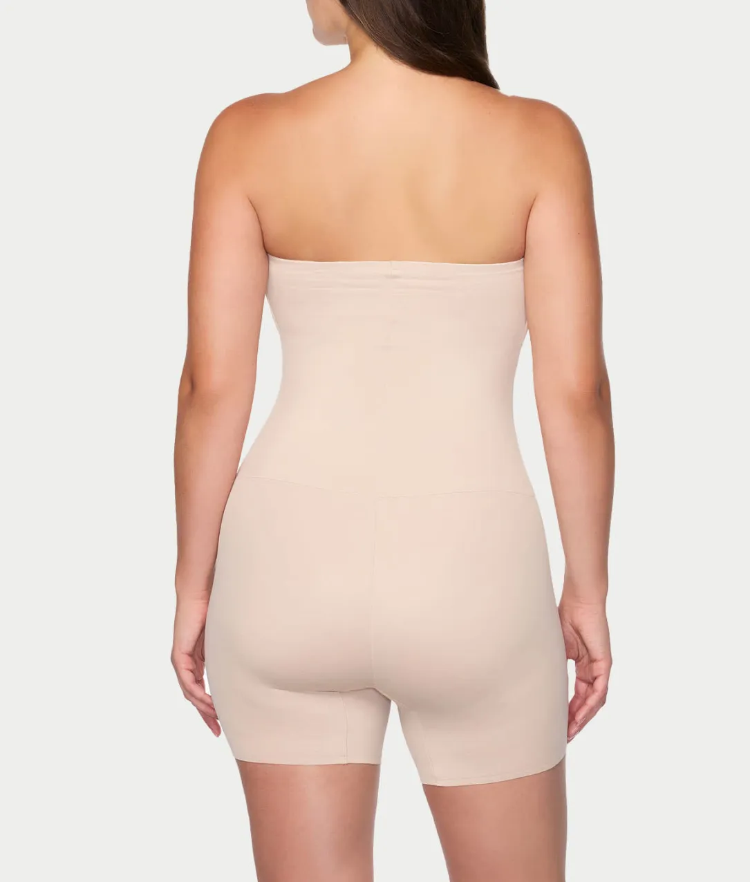Dress Rehearsal Firm Control Mid-Thigh Strapless Body Shaper