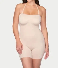 Dress Rehearsal Firm Control Mid-Thigh Strapless Body Shaper