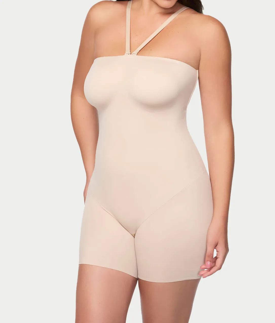Dress Rehearsal Firm Control Mid-Thigh Strapless Body Shaper