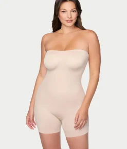 Dress Rehearsal Firm Control Mid-Thigh Strapless Body Shaper