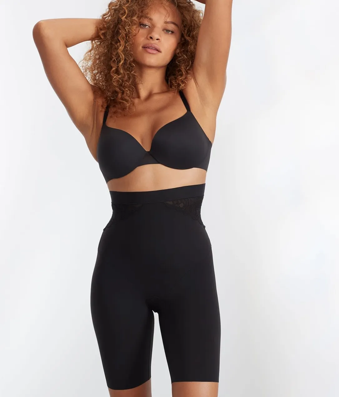 Eco Lace High-Waist Thigh Slimmer