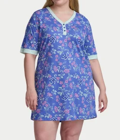 Elbow Sleeve Knit Sleep Shirt
