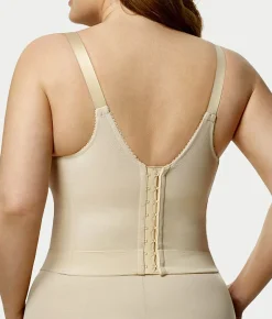 Embroidered Microfiber Longline Wire-Free Bra