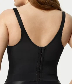 Embroidered Microfiber Longline Wire-Free Bra