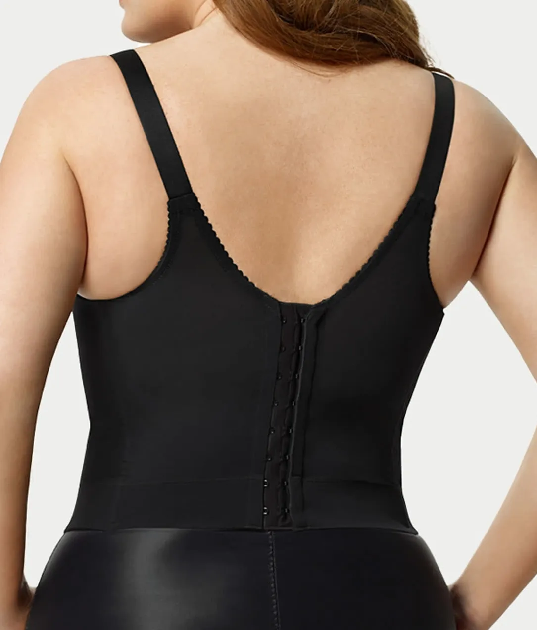 Embroidered Microfiber Longline Wire-Free Bra