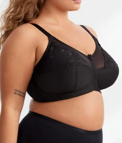 Embroidered Microfiber Wire-Free Bra