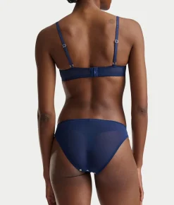 Embroidered Pony Mesh Bikini