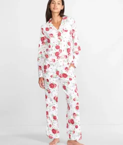 English Beauty Girlfriend Knit Pajama Set