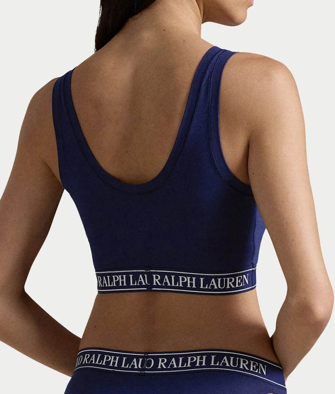 Essentials Cropped Tank Bra