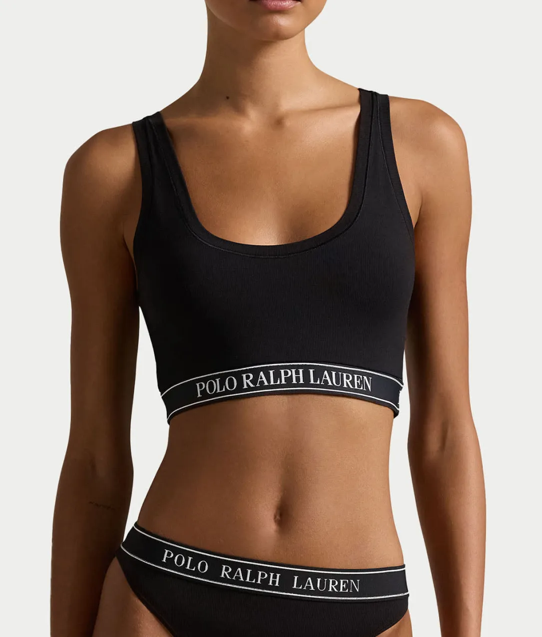 Essentials Cropped Tank Bra