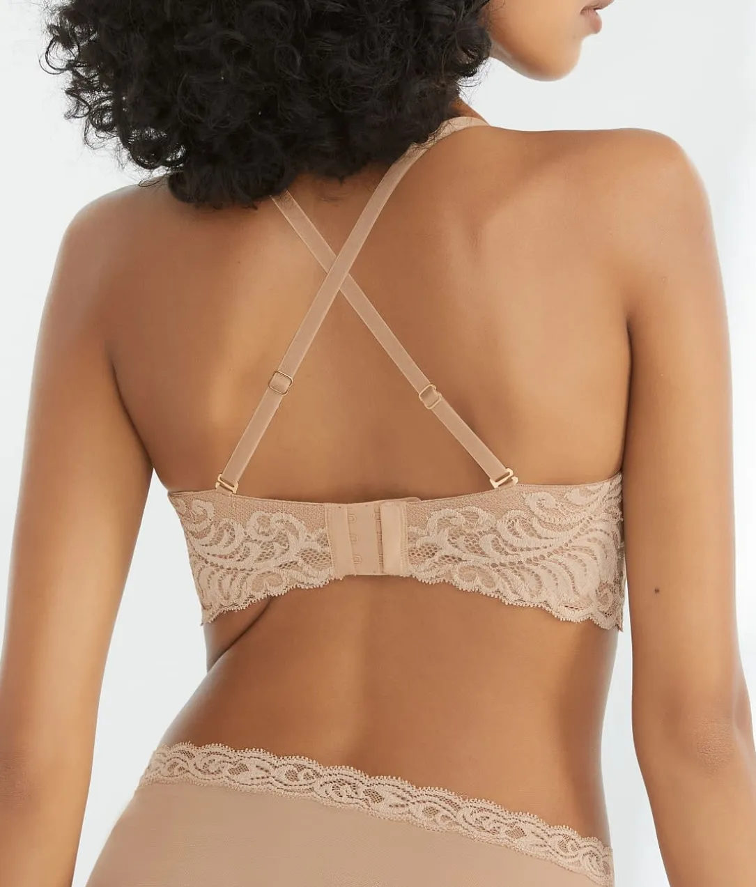 Feathers Strapless Plunge Bra