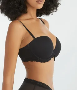 Feathers Strapless Plunge Bra