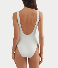 Flag Zipper Scoop Tank One-Piece