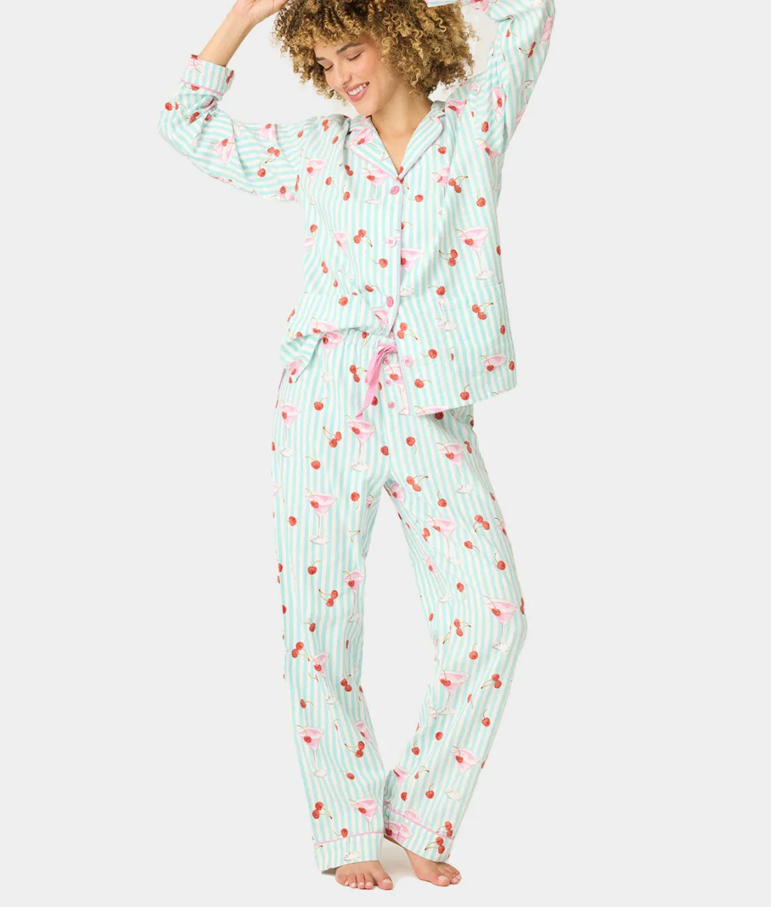 Flannel 3-Piece Pajama Set