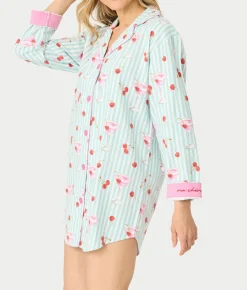 Flannel Woven Sleep Shirt