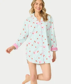 Flannel Woven Sleep Shirt