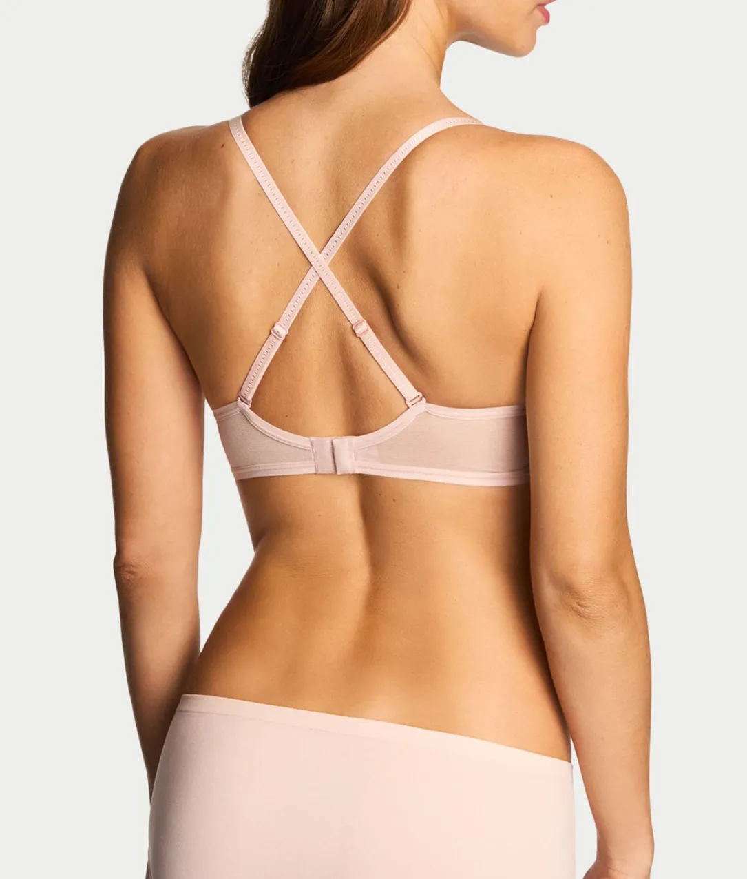 Full Transparency Plunge Spacer T-Shirt Bra