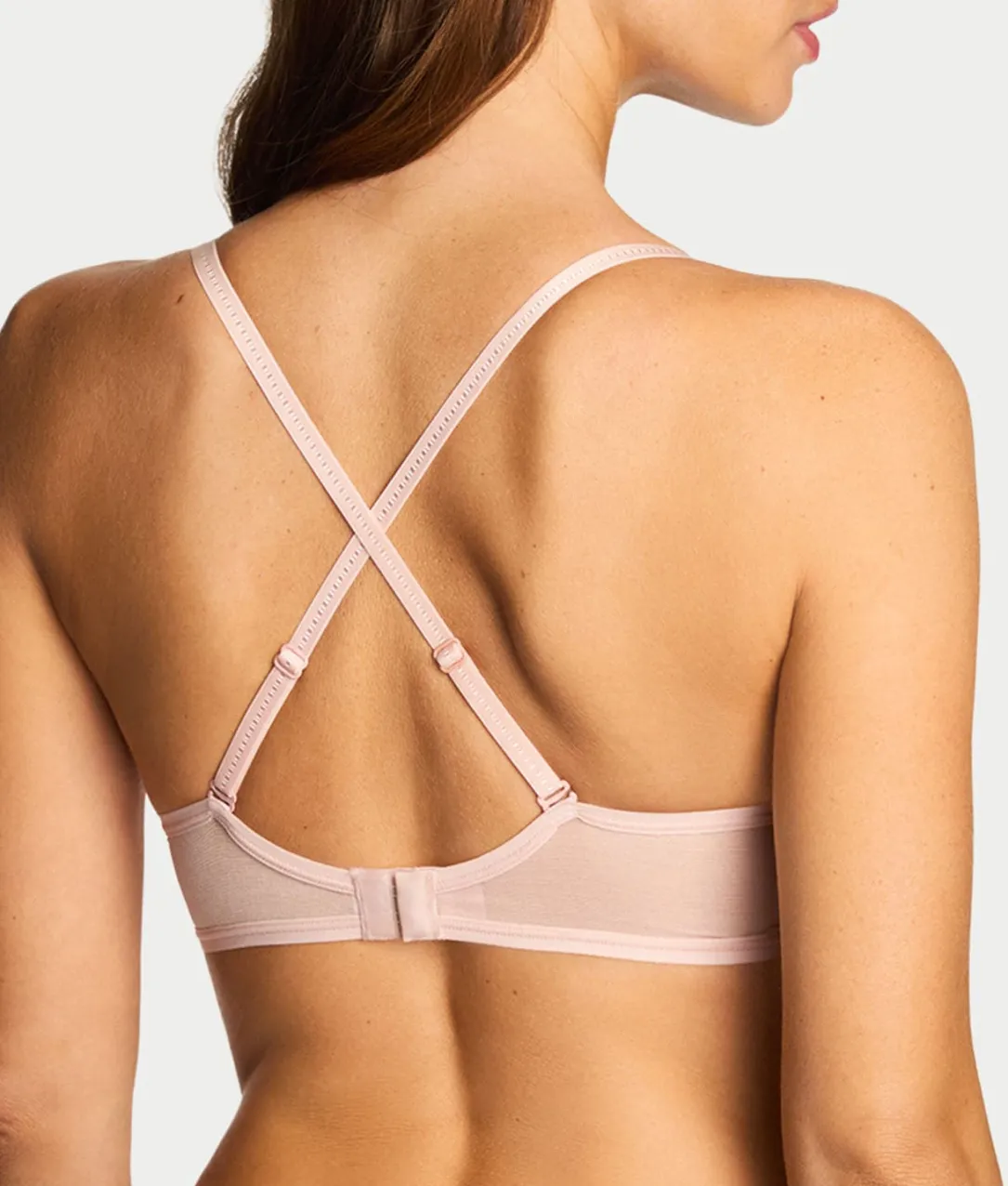 Full Transparency Plunge Spacer T-Shirt Bra