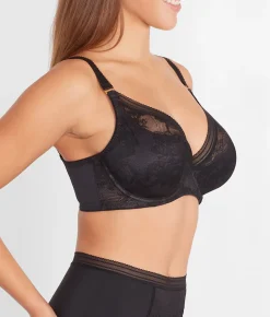 Fusion Lace Padded Plunge Bra