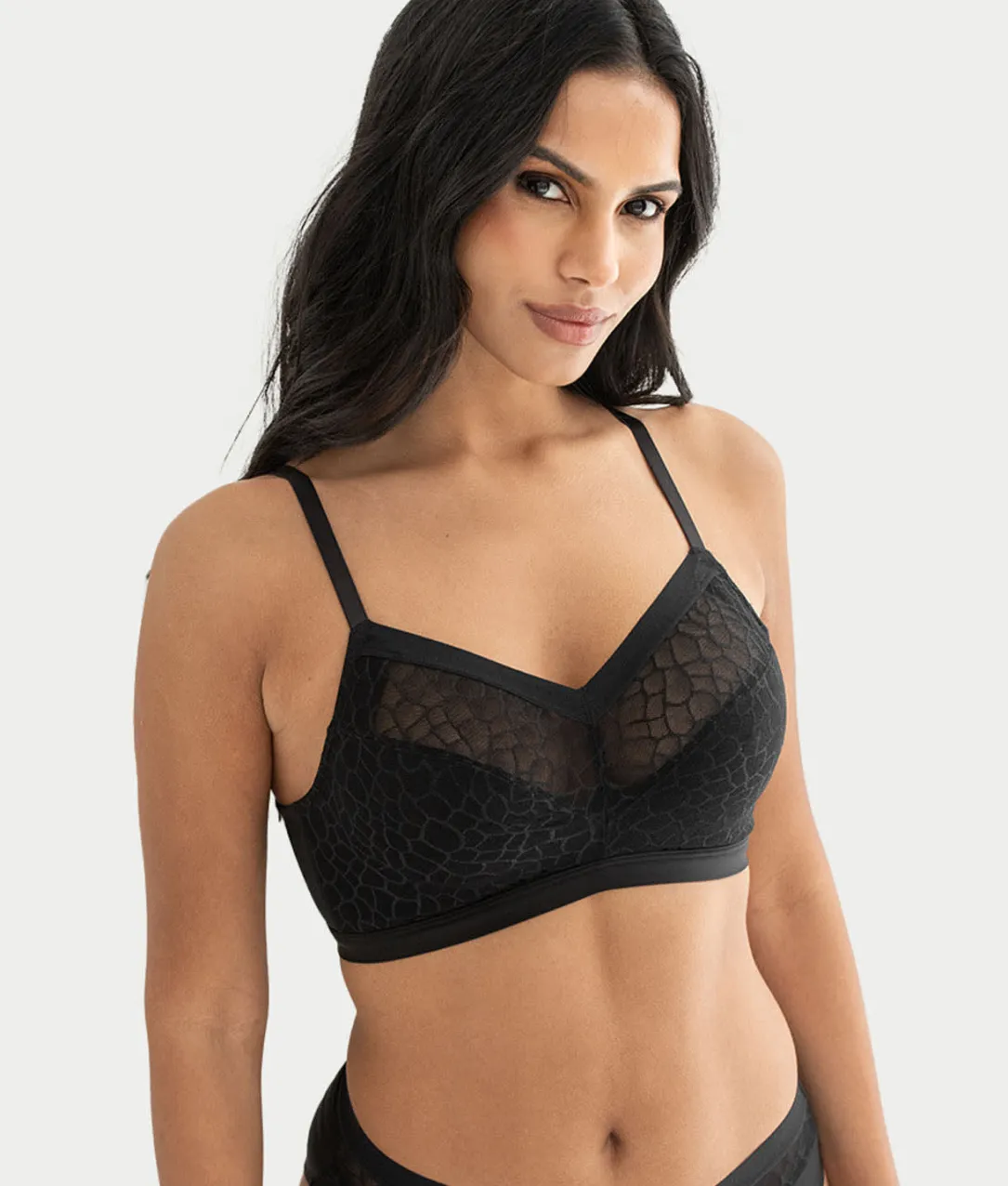 Geo Sculpt Wire-Free Bra
