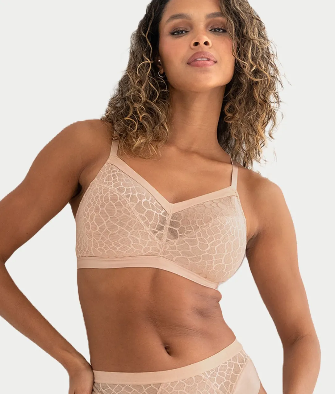 Geo Sculpt Wire-Free Bra