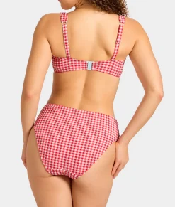 Gingham Olivia Underwire Balcony Bikini Top