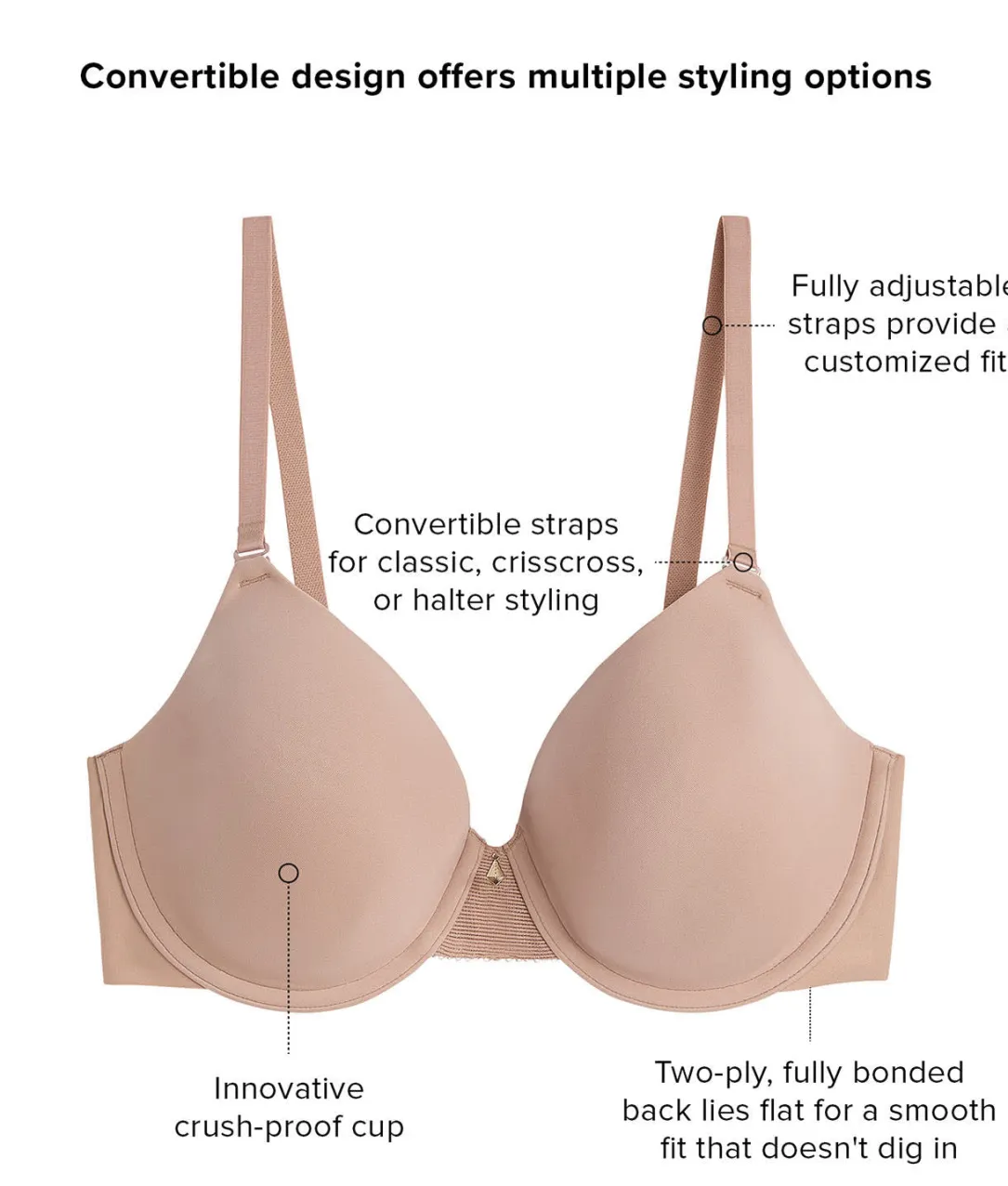 Go Anywear T-Shirt Bra