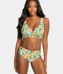 Hannah Fold-Over High-Waist Bikini Bottom
