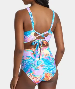 Hannah Fold-Over High-Waist Bikini Bottom