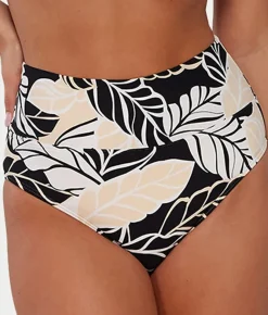 Hannah Fold-Over High-Waist Bikini Bottom