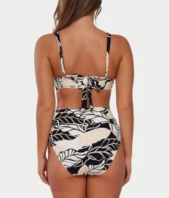 Hannah Fold-Over High-Waist Bikini Bottom