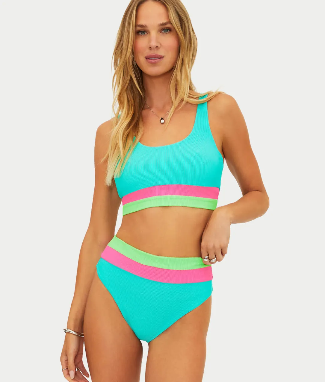 Heidi High-Waist Bikini Bottom