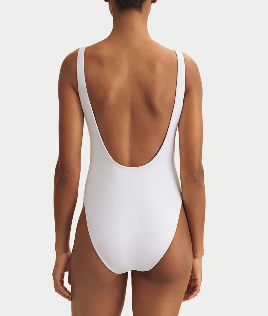 Heritage Polo Bear Terry Scoop One-Piece Swimsuit