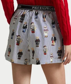 Heritage Polo Bear Woven Boxer