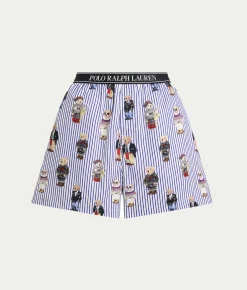 Heritage Polo Bear Woven Boxer