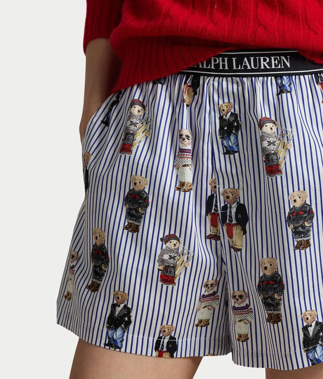 Heritage Polo Bear Woven Boxer