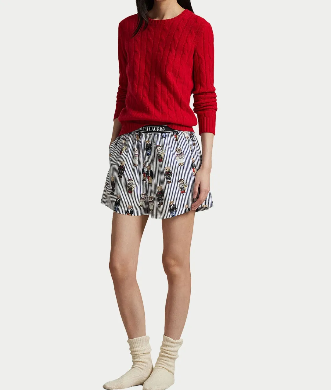 Heritage Polo Bear Woven Boxer