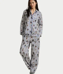 Heritage Polo Bear Woven Pajama Set