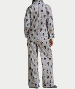 Heritage Polo Bear Woven Pajama Set