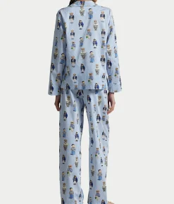 Heritage Polo Bear Woven Pajama Set