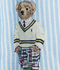 Heritage Polo Bear Woven Pajama Set